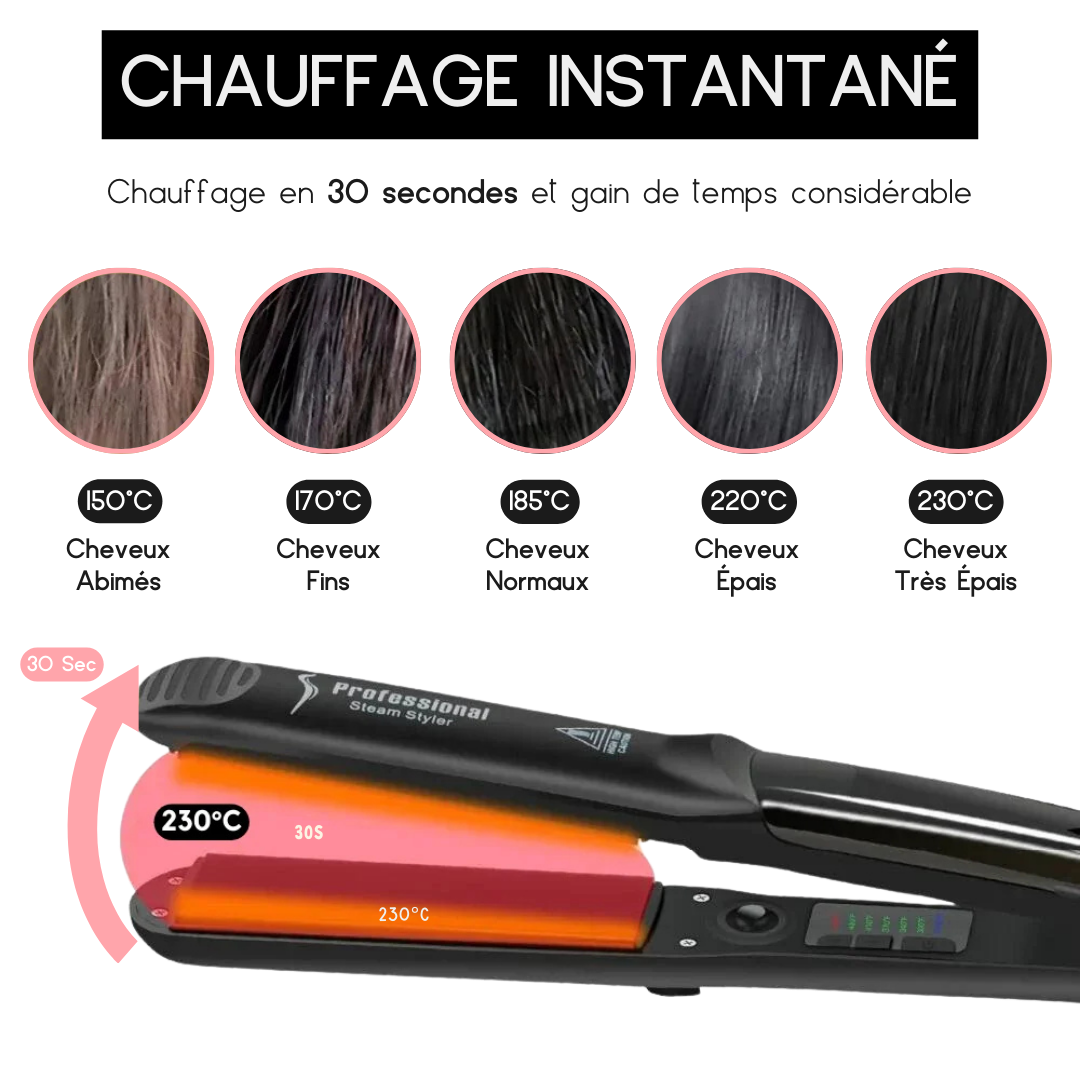 SteamStyler® - Lisseur vapeur 3 en 1
