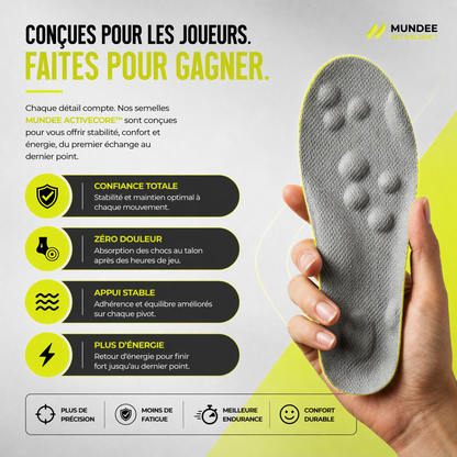 Mundee ActiveCore™ - semelles 4D