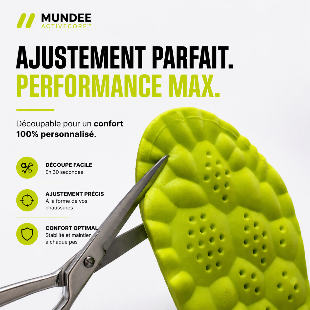 Mundee ActiveCore™ - semelles 4D