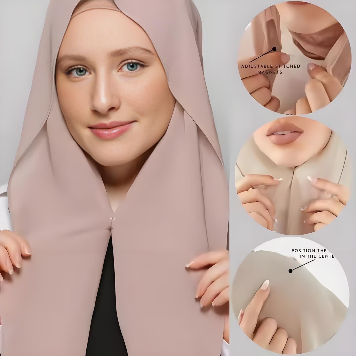 Mundee™ QuickFit – Hijab Instantané