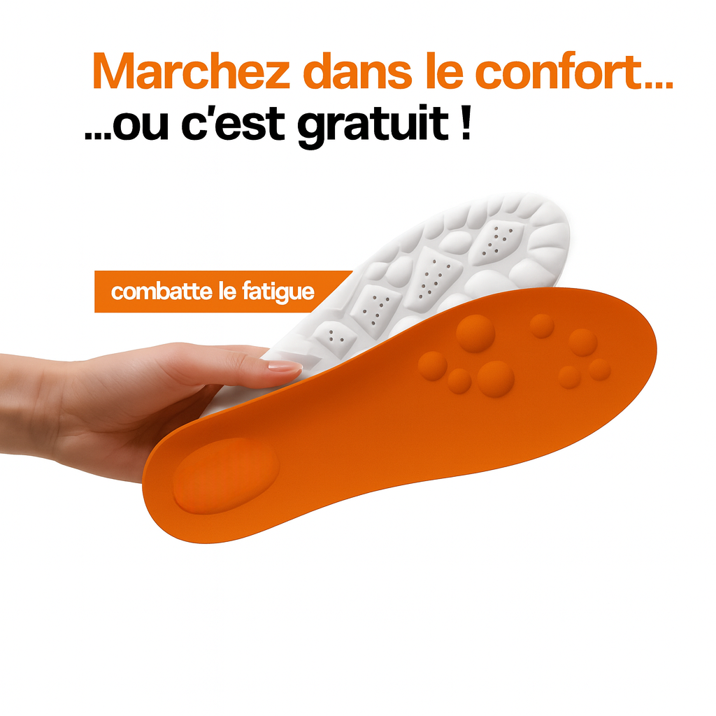 Mundee - Semelles orthopédiques 4D Cloud