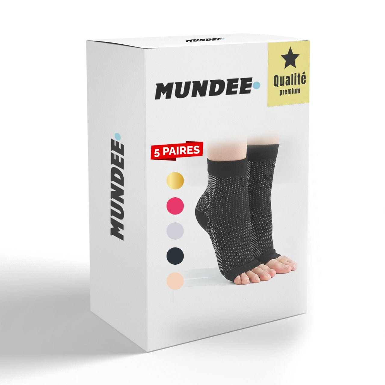 CompressOne™ -  Chaussette compression anti-fatigue (5 PAIRES)